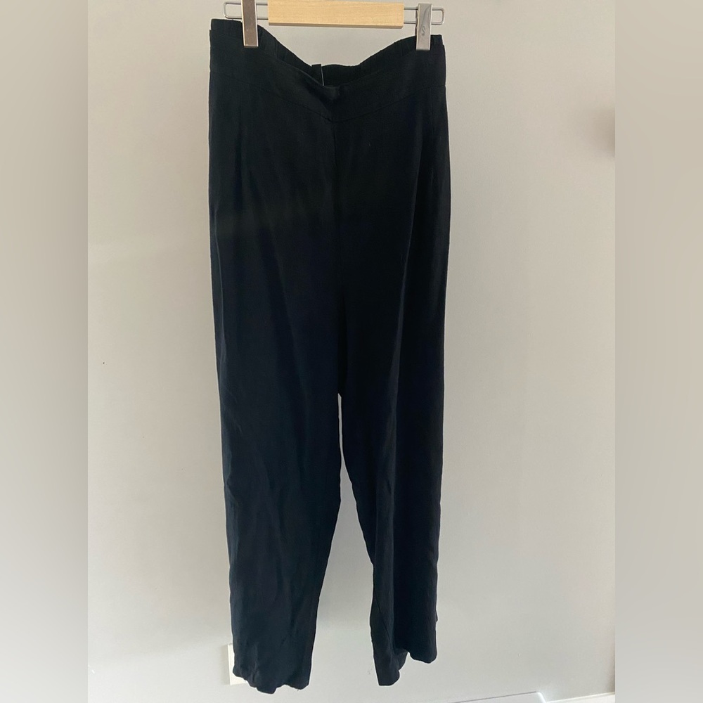 Perfect summer Classic Black linen pants